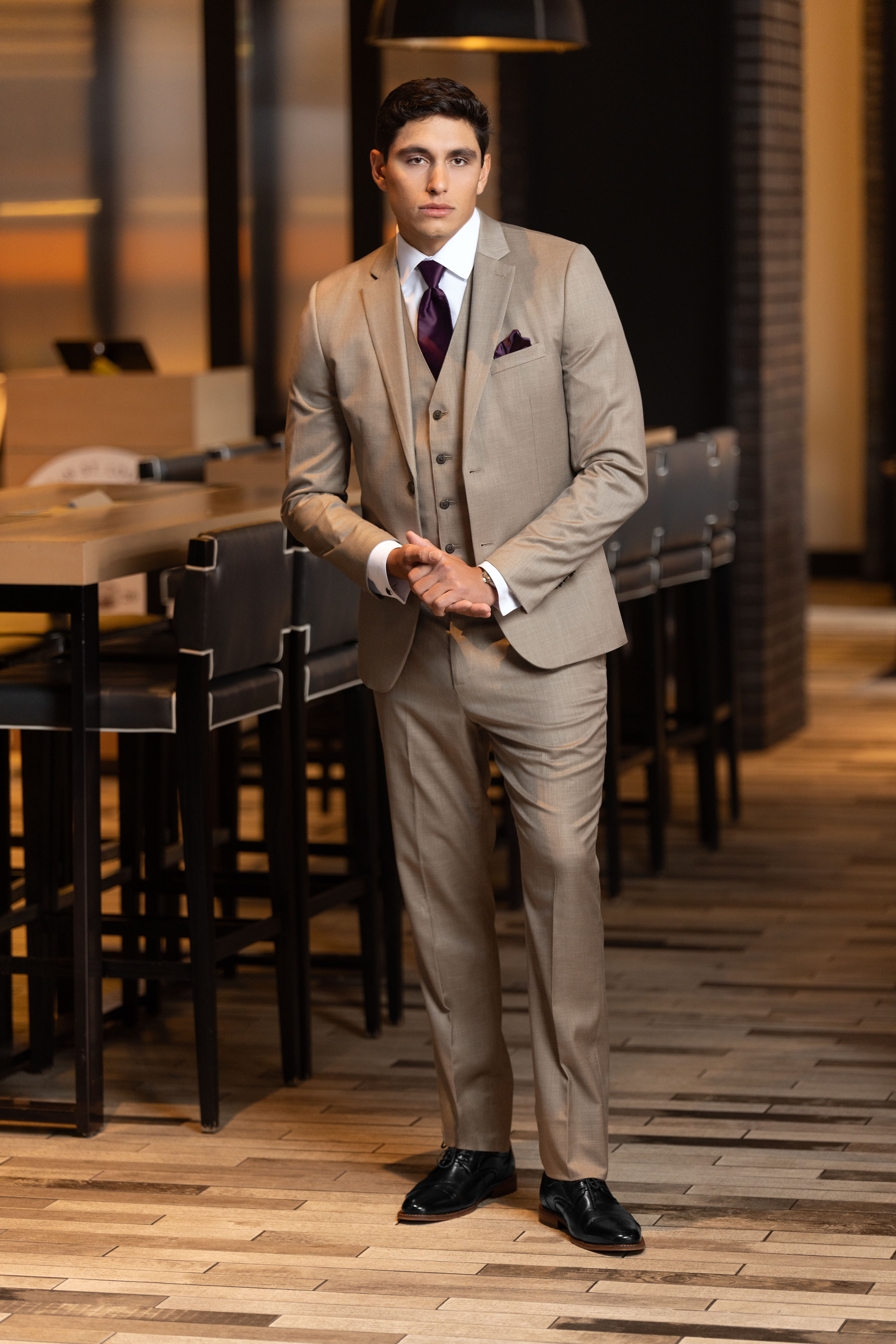 Wheat stretch suit